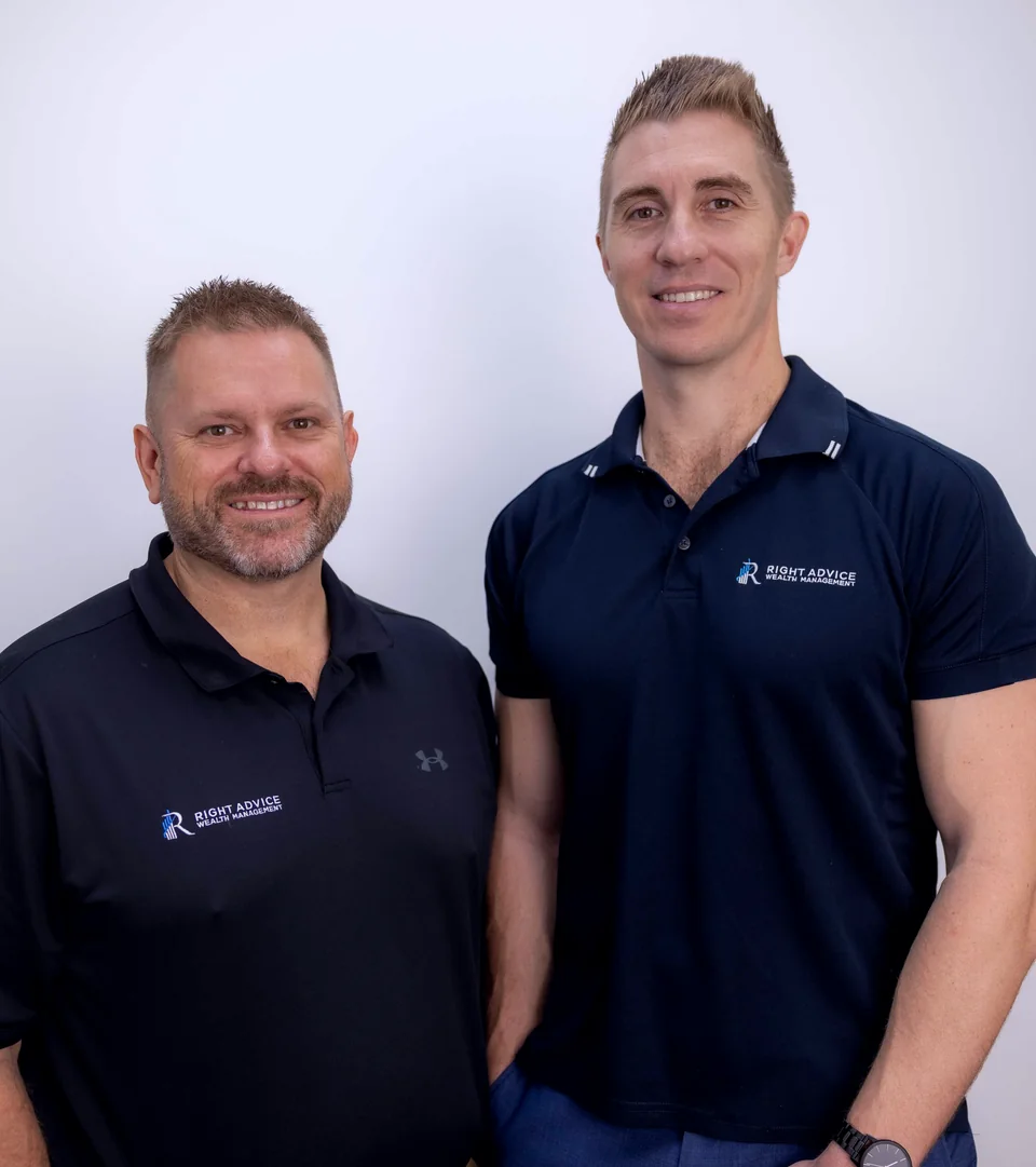 Matthew Lewis and Jarrad Page, the Right Advice advisers